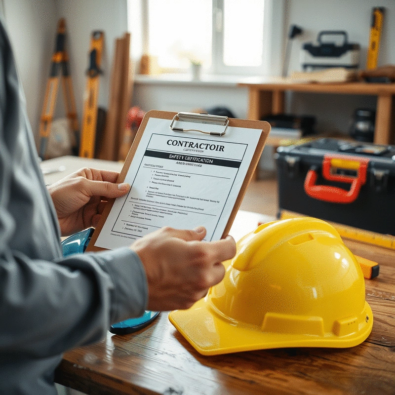 verifying safety practices of home improvement professionals